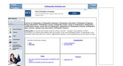 Desktop Screenshot of orthopedicsschools.com